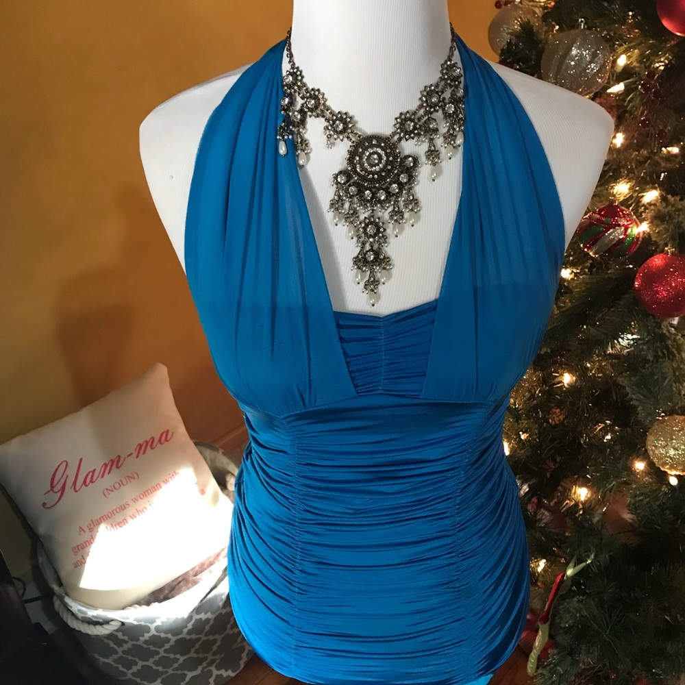 Blue dress